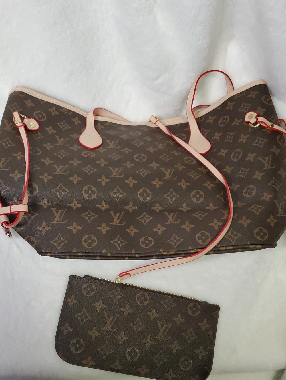 Louis Vuitton Monogram Canvas Tote with Pink Trim Fashion Inspir@d Bag - Picture 4 of 8